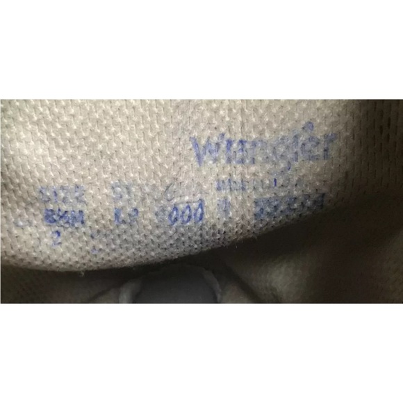 Vintage Wrangler Women's Riding Boots Black Brown Leather Size 8.5M Made in USA - Picture 15 of 16